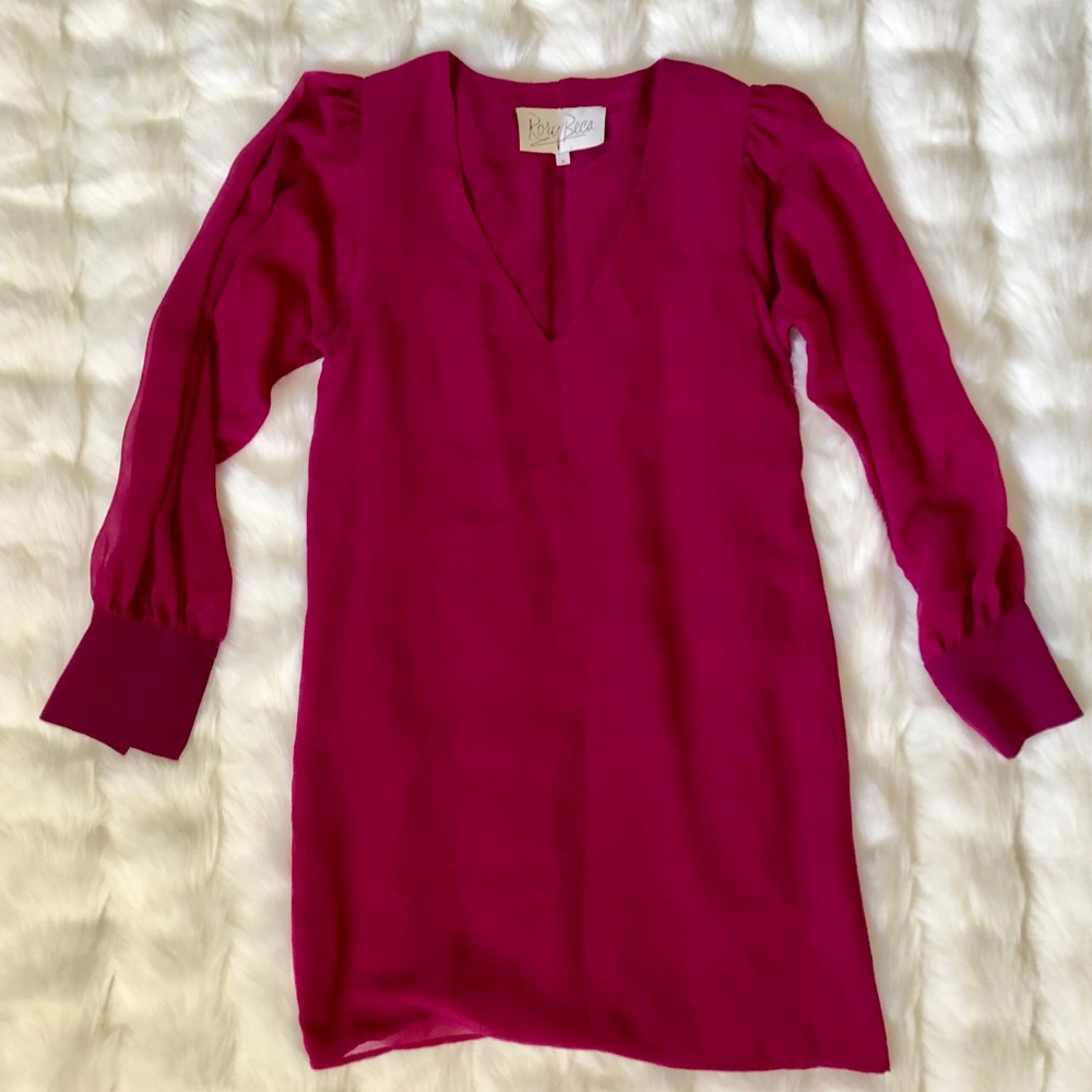 Rory Beca Fuschia silk dress